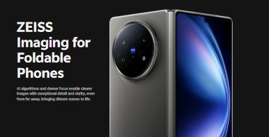ivo X Fold5 फोल्डेबल स्मार्टफोन का प्रीमियम डिजाइन और ZEISS कैमरा फीचर