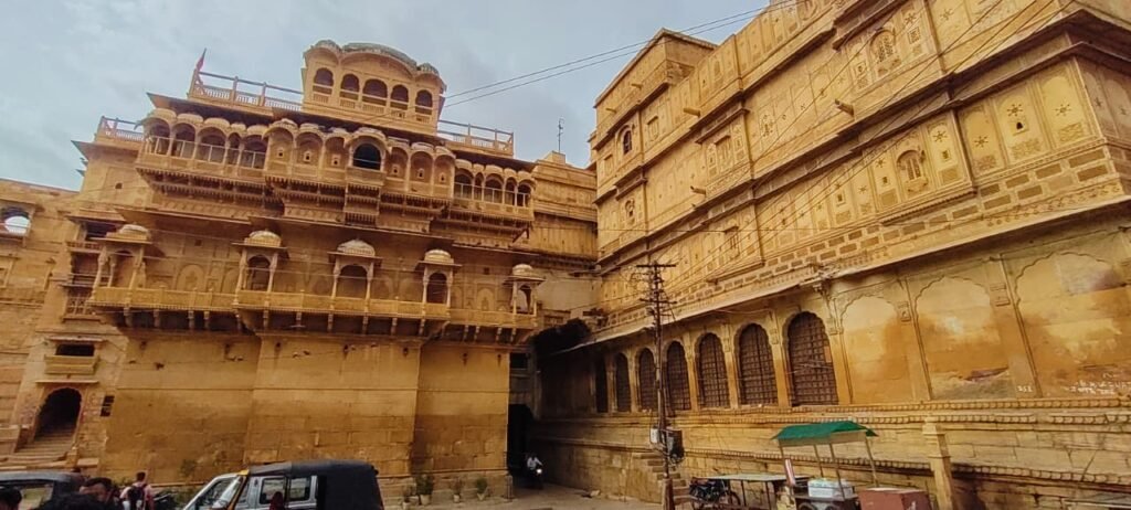 Royal palace at the top of Jaisalmer Fort