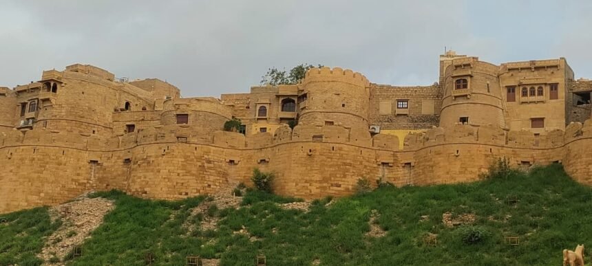 Jaisalmer Fort glowing under golden sunlight