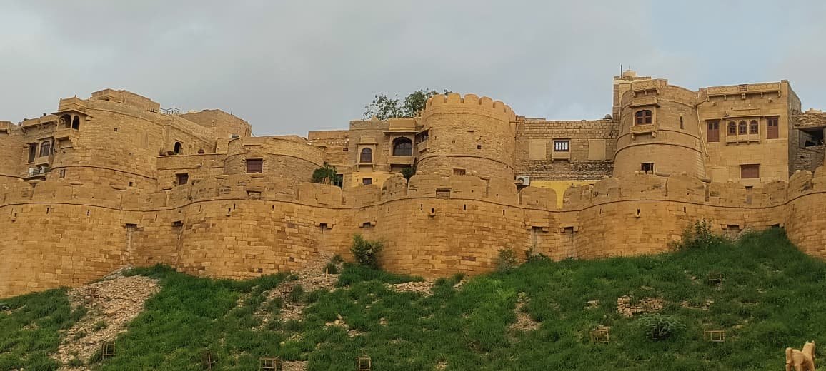 Jaisalmer Fort glowing under golden sunlight